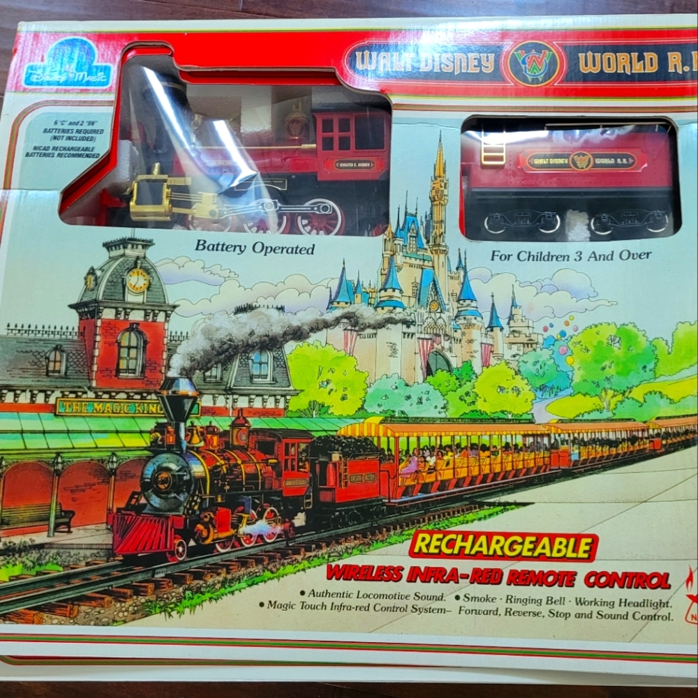 Vintage 1988 Disney Train Set